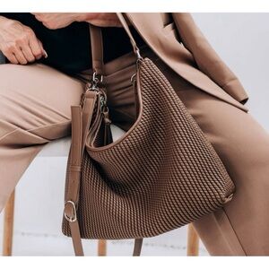 Co-Lab Demi Shoulder Bag/Crossbody in Taupe Brown